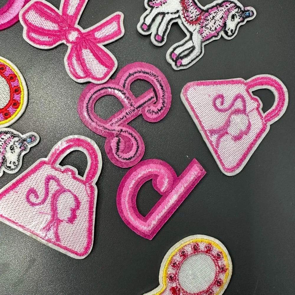 Pink Embroidered Patch Set - Picture 2 of 4